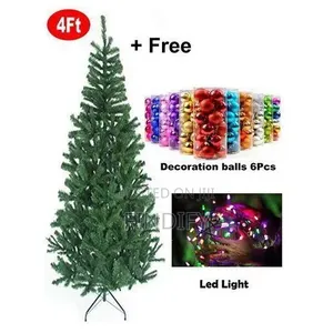 4ft Pencil Christmas Tree with Stand