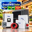 10kWh 48V Deye Hybrid Solar System with Lithium Battery - 1