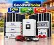 15kWh 48V Deye Hybrid Solar System Kit - 1