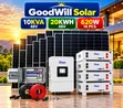 20kWh 48V Deye Hybrid Solar System with Lithium Battery - 1