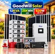 25kWh 48V Hybrid Solar System Full Kit - 1