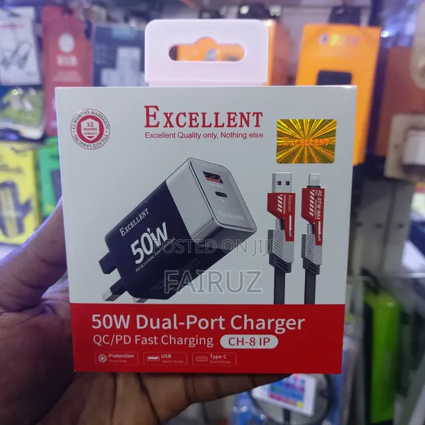 50W Dual Port QC/PD Fast Charger - 1