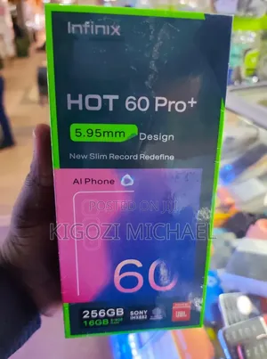 New Infinix Hot 60 Pro+ 256GB Black