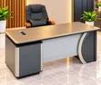 Executive Bronze Office Table and Chair - 1