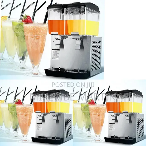 Commercial Double-Tank Electric Cold Beverage Dispenser - 1
