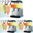 Commercial Double-Tank Electric Cold Beverage Dispenser - 1