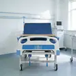 2-Crank Manual Hospital Bed with Overbed Table - 3