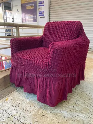 Gini Elastic Chair Cover - One Seater Maroon