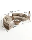 Sofa Sets with Center Tables - Any Colour - 1