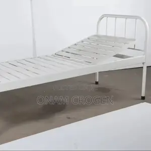 Metallic Hospital Bed with Crank - Brand New