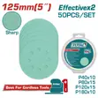 Sanding Sheets for Random Orbital Sander (125mm) - 4