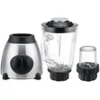 (2in1) Hoffman Stainless Steel Blender with Glass Jar and Grinder - 5