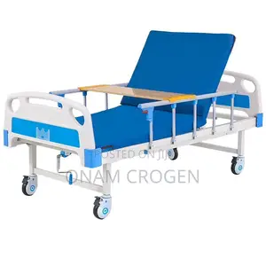 Brand New 1-Crank Manual Hospital Bed with Casters
