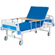Brand New 1-Crank Manual Hospital Bed with Casters - 1