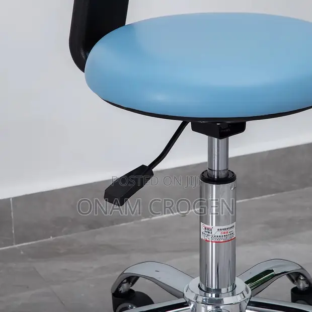 Adjustable Dentist/Doctor Stool with Backrest - 1