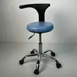 Adjustable Dentist/Doctor Stool with Backrest - 2