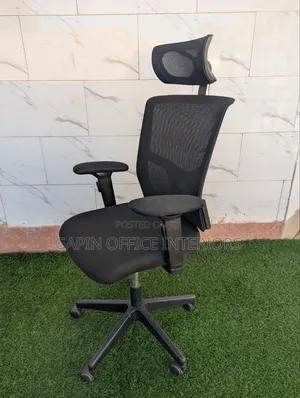 Used Headrest Office Chair with Mesh Back