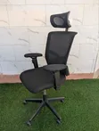 Used Headrest Office Chair with Mesh Back - 1