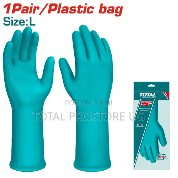 Total Tools Prostore PVC Gloves - Size L - 1