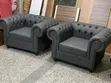 Pair of Chesterfield Single Sofa Sets - 2