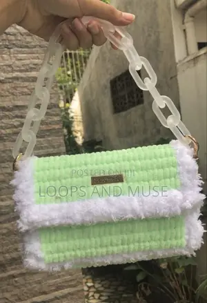 Crochet Handbag - Mixed Colors