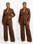 Turkish Ladies Suits - Brown - 1