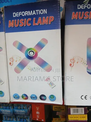 LED Color-Changing Music Lamp