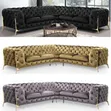 Modern Box L Chesterfield Sofas in Any Colour - 1