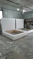 Brand New Pinched Leather Beds - Any Colour - 1