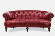 Alexandria 2 Seater Chesterfield Leather Sofa - Brand New - 1