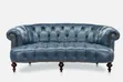 Alexandria 2 Seater Chesterfield Leather Sofa - Brand New - 2