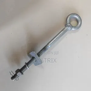 Galvanized Long-Shank Eye Bolt