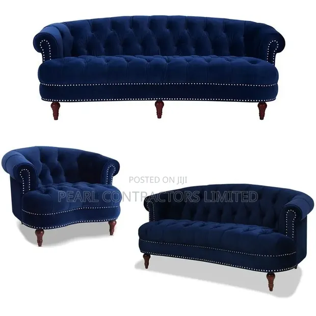 Brand New Princes Diana Chesterfield Velvet Sofa Sets - 1