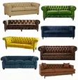 Family Chesterfield Sofas - 3 or 2 Seaters - 1