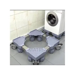 Adjustable Fridge/Washing Machine Stand Trolley
