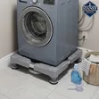 Adjustable Fridge/Washing Machine Stand Trolley - 3