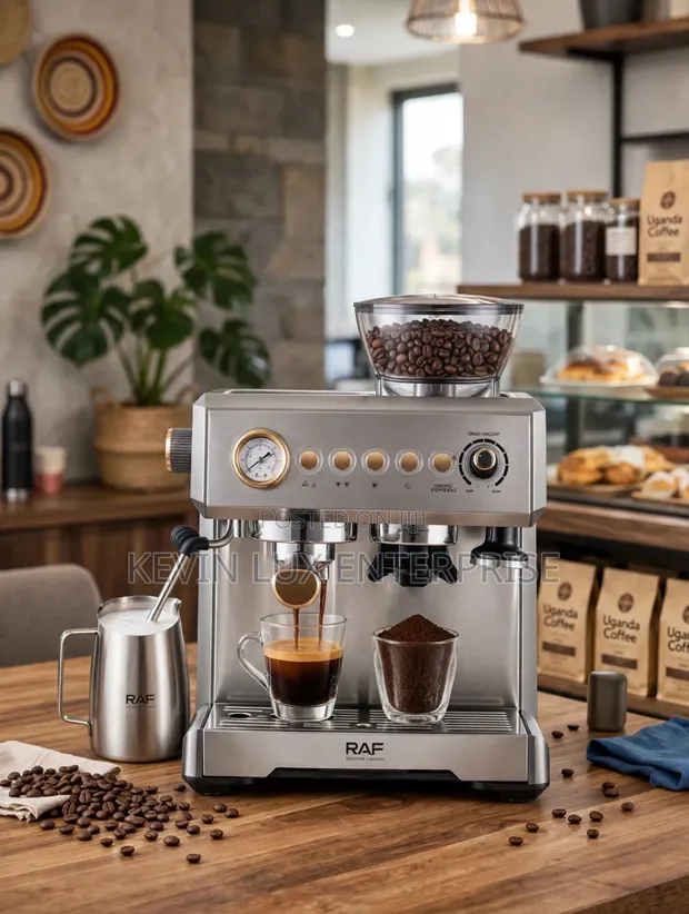 Wilton Espresso Coffee Maker with Built-in Grinder - 1