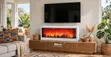 60cm Electric LED Fireplace - 1