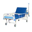 Single Crank Hospital Bed with Casters - 2