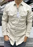 Men's Long Sleeve Denim Shirts - 2