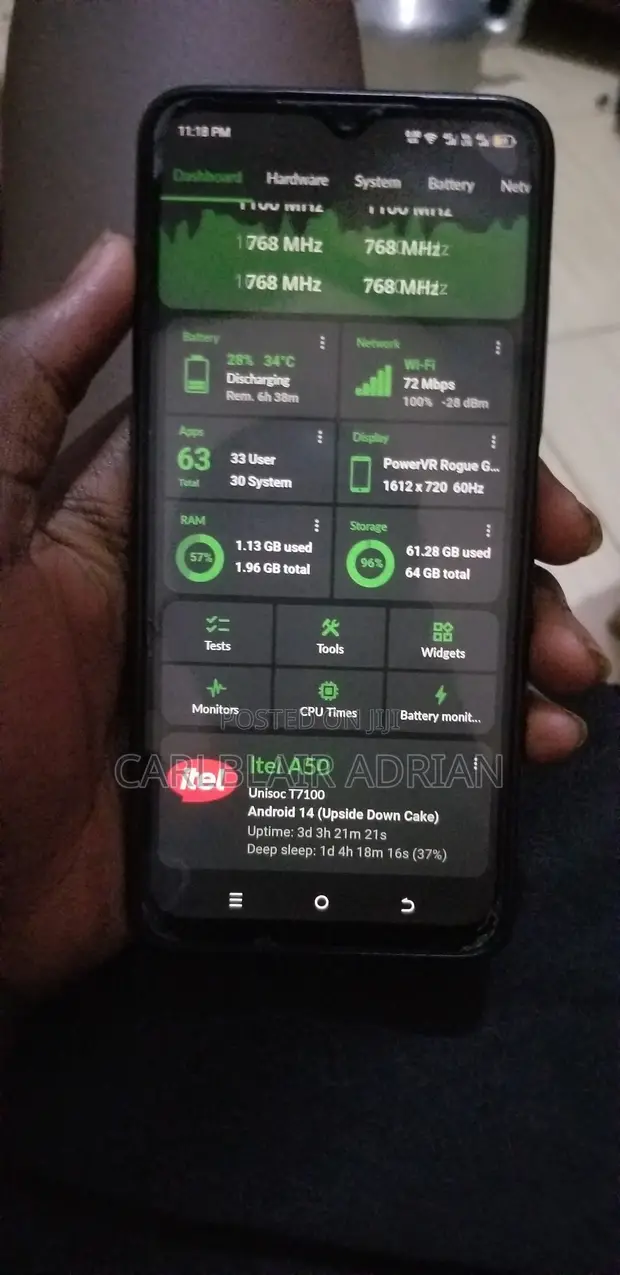 Itel A50 128GB Black - 1