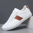 Men's Casual Leather Sneakers - 1