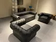 Brand New 5-Seater Pure Leather Chesterfield Sofas - 2