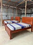 Classic King Size 6x6 Wooden Bed - 2